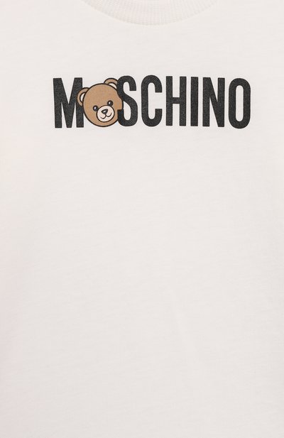 Хлопковый лонгслив MOSCHINO, арт. MUY08P/LAA36, фото 3