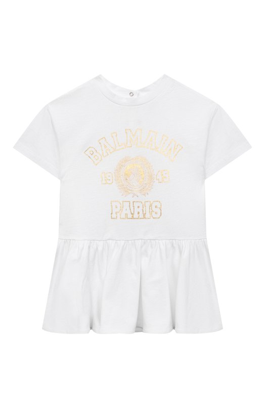 Хлопковое платье Balmain