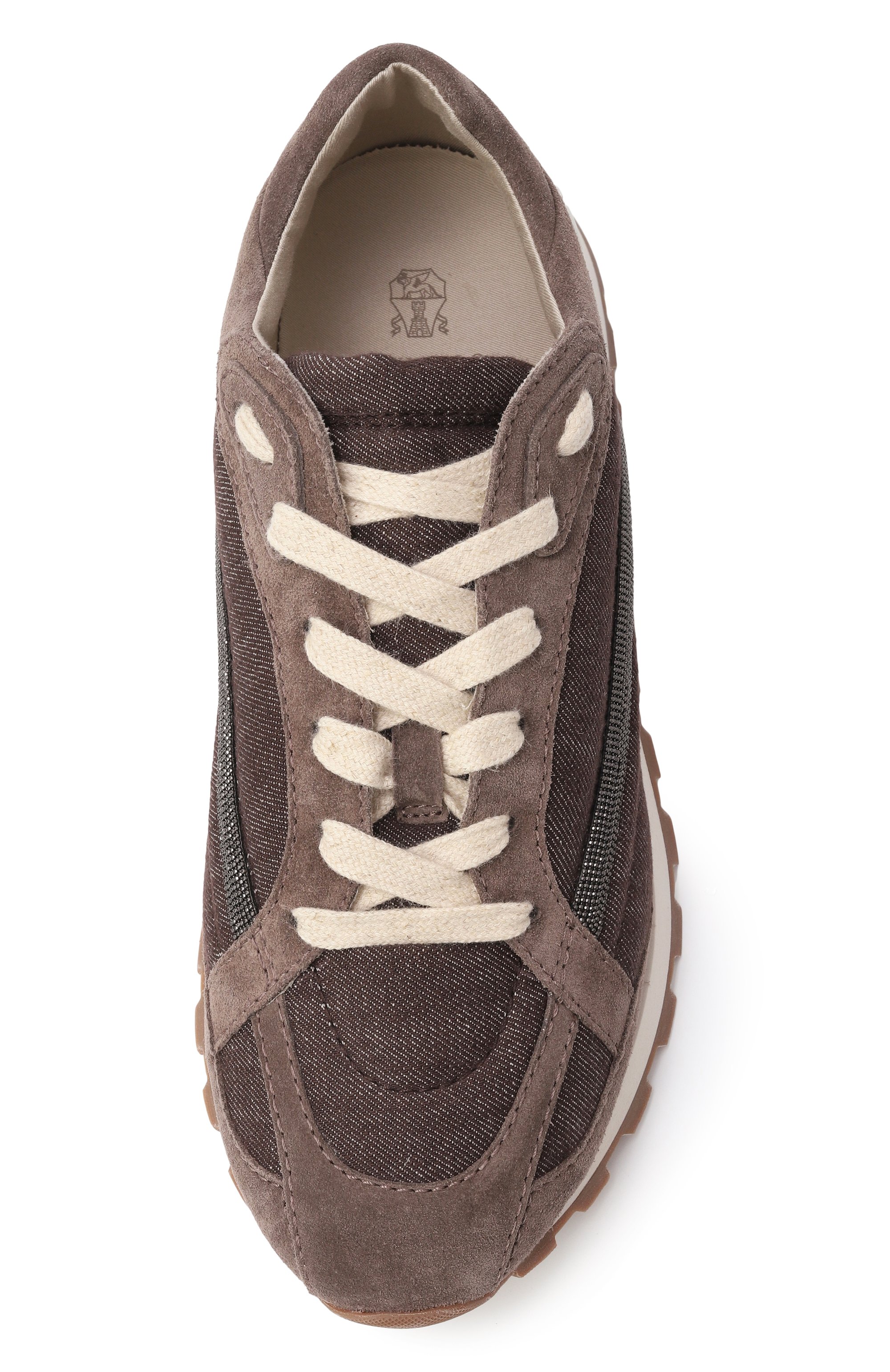 Комбинированные кроссовки BRUNELLO CUCINELLI, арт. MZSFG2942, фото 6