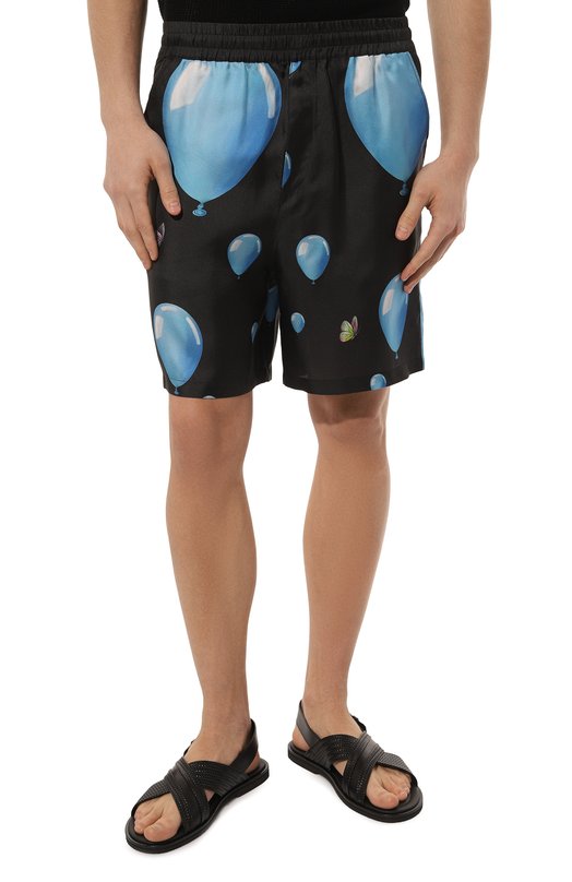 Шелковые шорты 3.Paradis Чёрный, фото 3