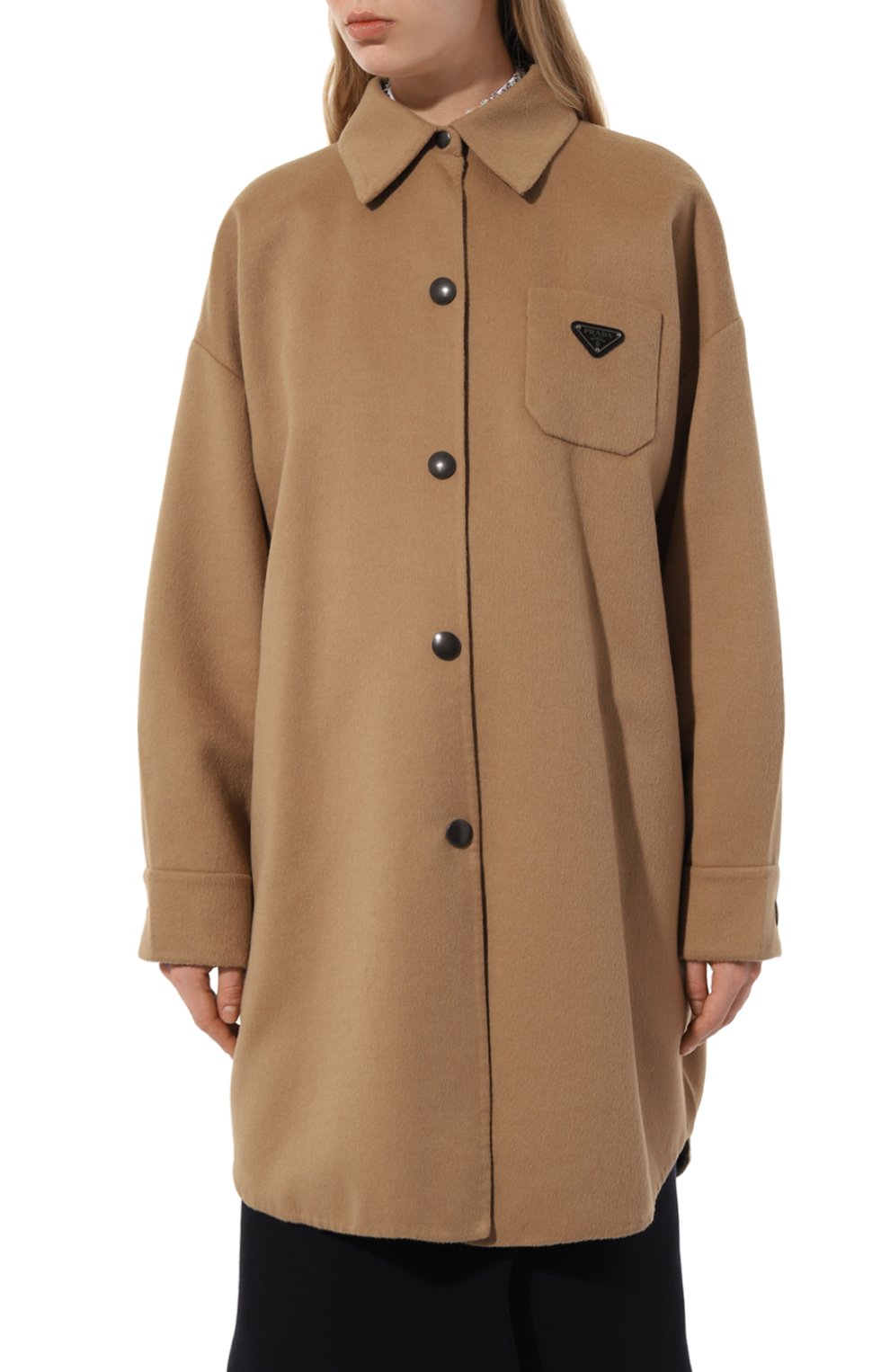 Шерстяная рубашка PRADA, арт. P668O-1Y5Z-F0040-212, фото 3