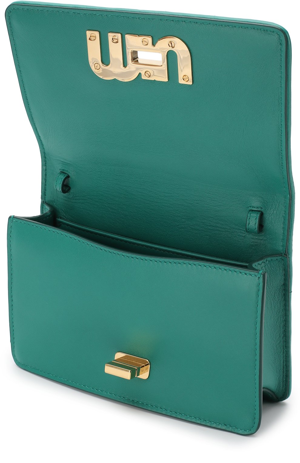 Клатч из кожи на цепочке MIU MIU, арт. 5BF069-N88-F0MYE-OCO, фото 3