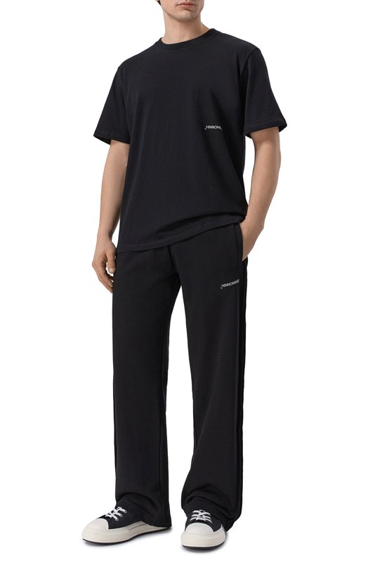 Хлопковая футболка HINNOMINATE HMABM01513 Чёрный  HMABM01513 Фото 2