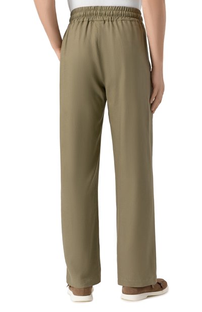 Брюки изо льна и вискозы HINNOMINATE, арт. HMABM01349, фото 4