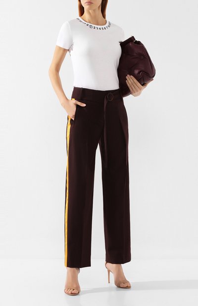 Хлопковая футболка MAISON MARGIELA белого цвета по цене 23050 руб., арт. S51GC0434/S23525, фото 2 Хлопковая футболка MAISON MARGIELA, арт. S51GC0434/S23525, фото 2