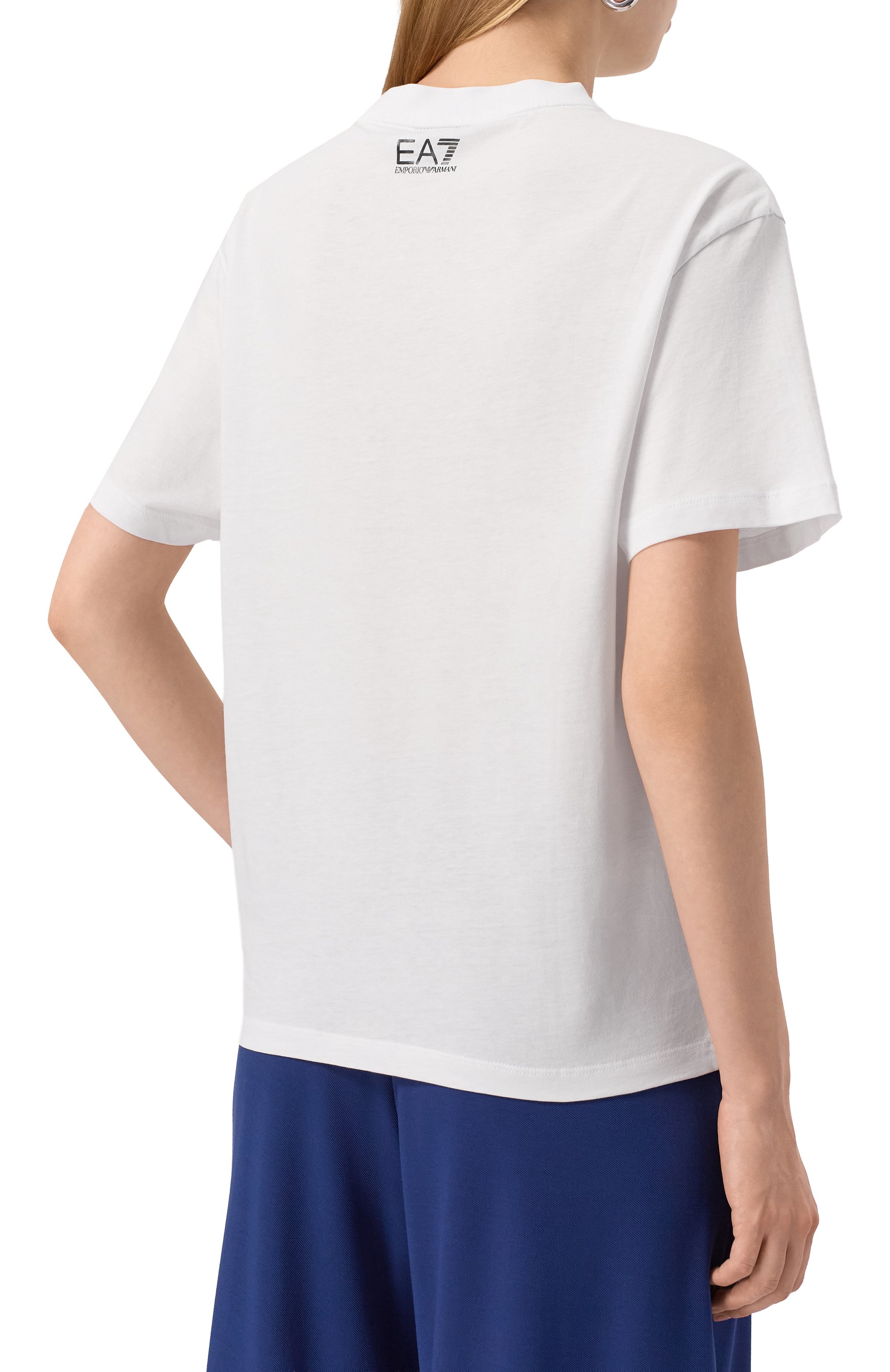 Хлопковая футболка EA7, арт. 7W000185/AF10201, фото 4