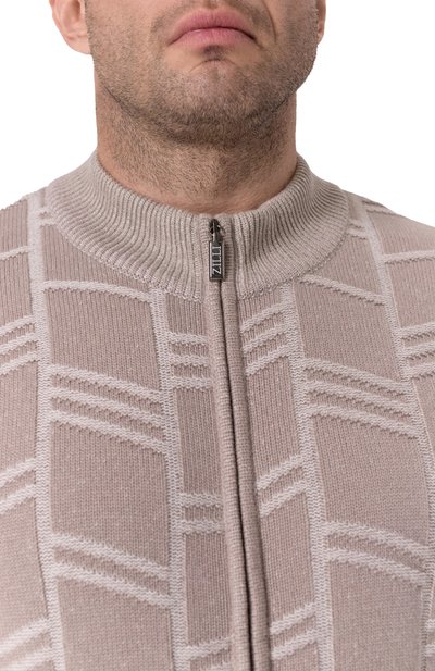 Кардиган из кашемира и шерсти ZILLI, арт. KZMC01M0280VTIL00/62, фото 5