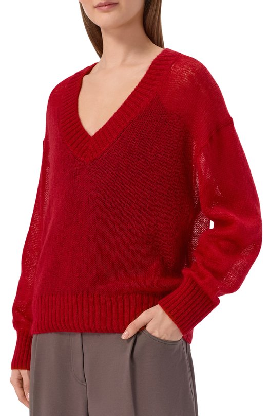 Свитер Brunello Cucinelli M2I776852 Красный  M2I776852 Фото 3