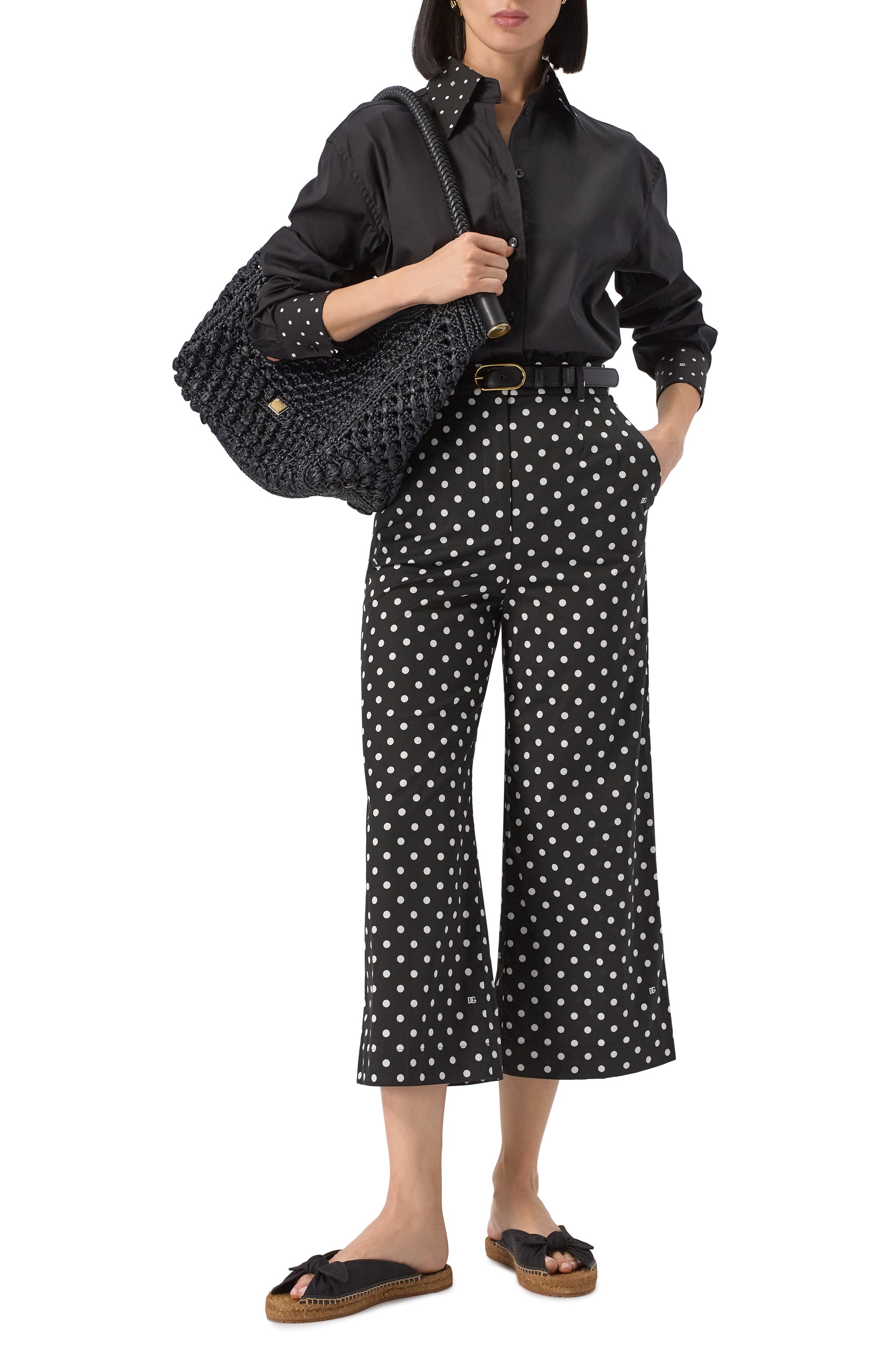 Текстильные шлепанцы DOLCE & GABBANA, арт. CE0149/A9AA3, фото 2