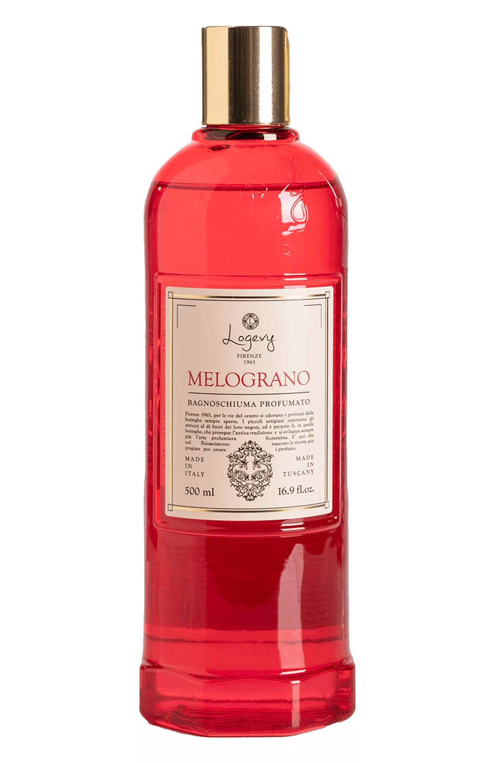 Парфюмерный гель для душа melograno / "гранат" (500ml) LOGEVY FIRENZE 1965, арт. 8050519374101, фото 1