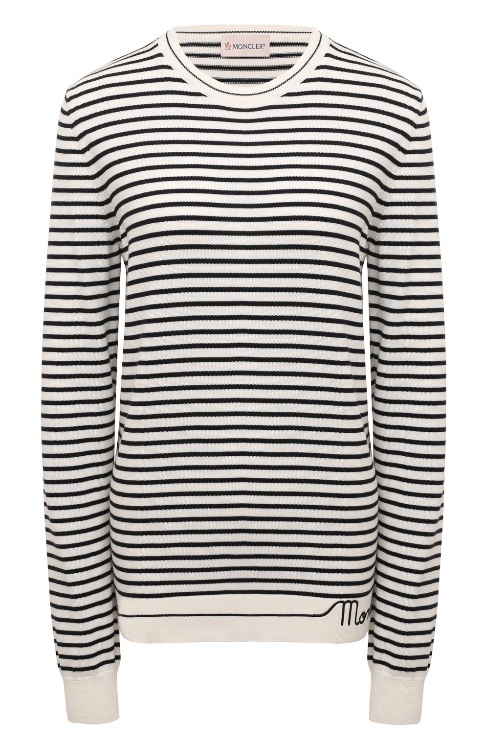 Хлопковый пуловер MONCLER, арт. 9C000-10-M1594, фото 1