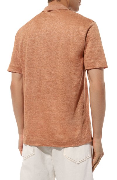 Льняное поло ZEGNA, арт. UD323A7/D780, фото 4