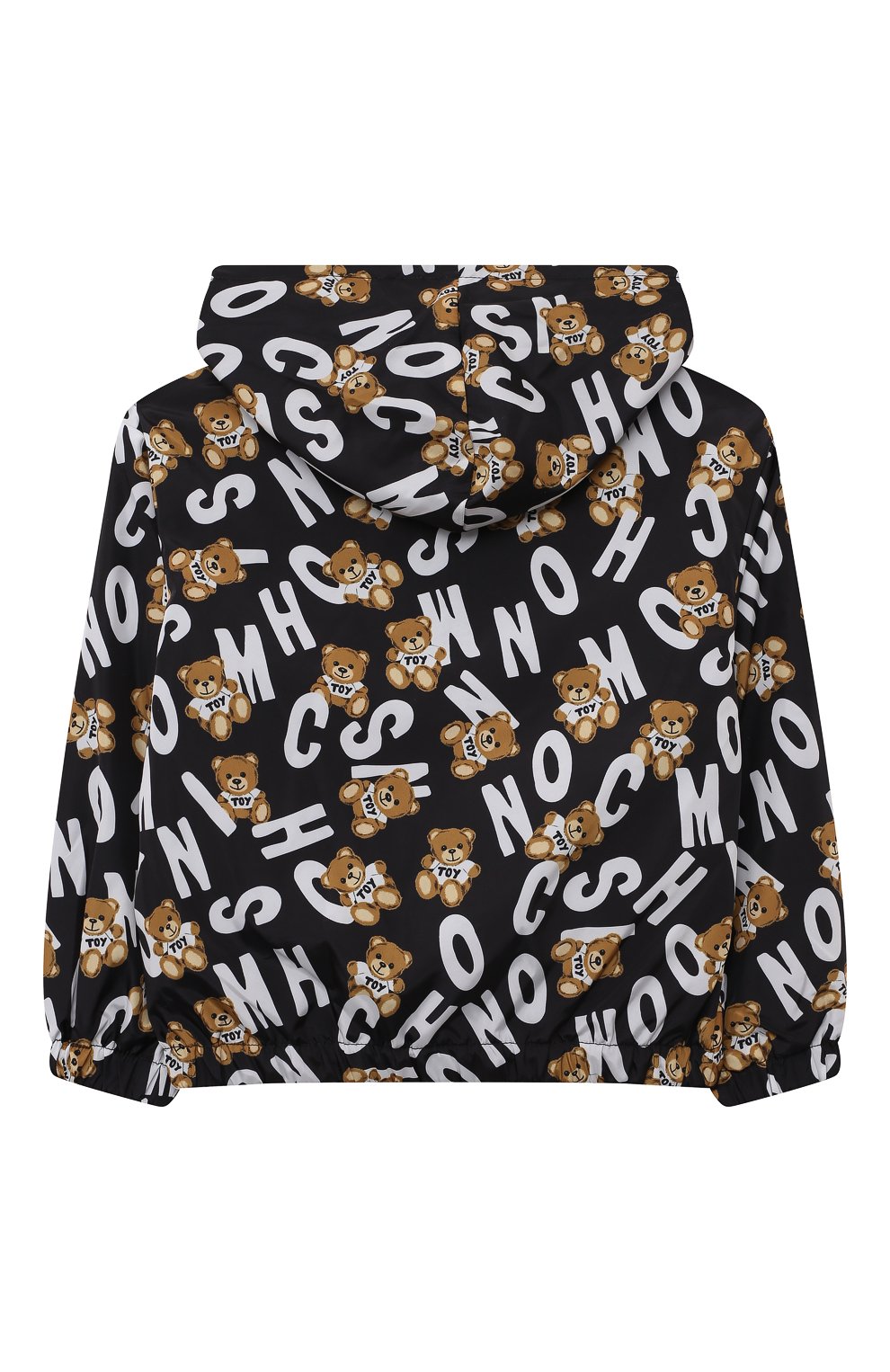 Ветровка MOSCHINO черного цвета по цене 25050 руб., арт. HMS035/L3B79/4-8, фото 2 Ветровка MOSCHINO, арт. HMS035/L3B79/4-8, фото 2