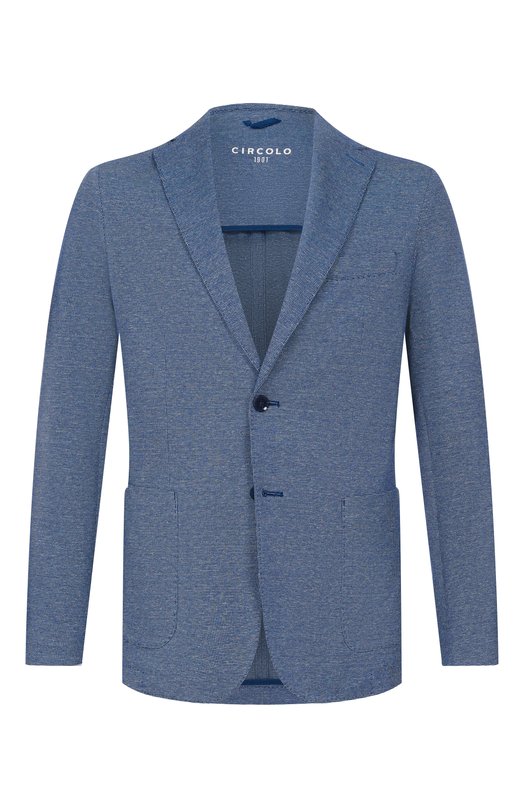 Пиджак из хлопка и льна Circolo 1901 CN5287 Голубой CN5287