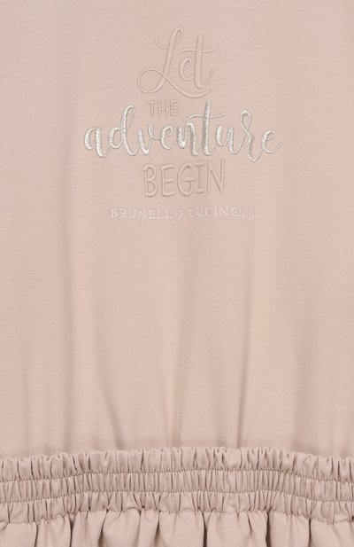 Хлопковое платье BRUNELLO CUCINELLI, арт. BH827A324A, фото 3