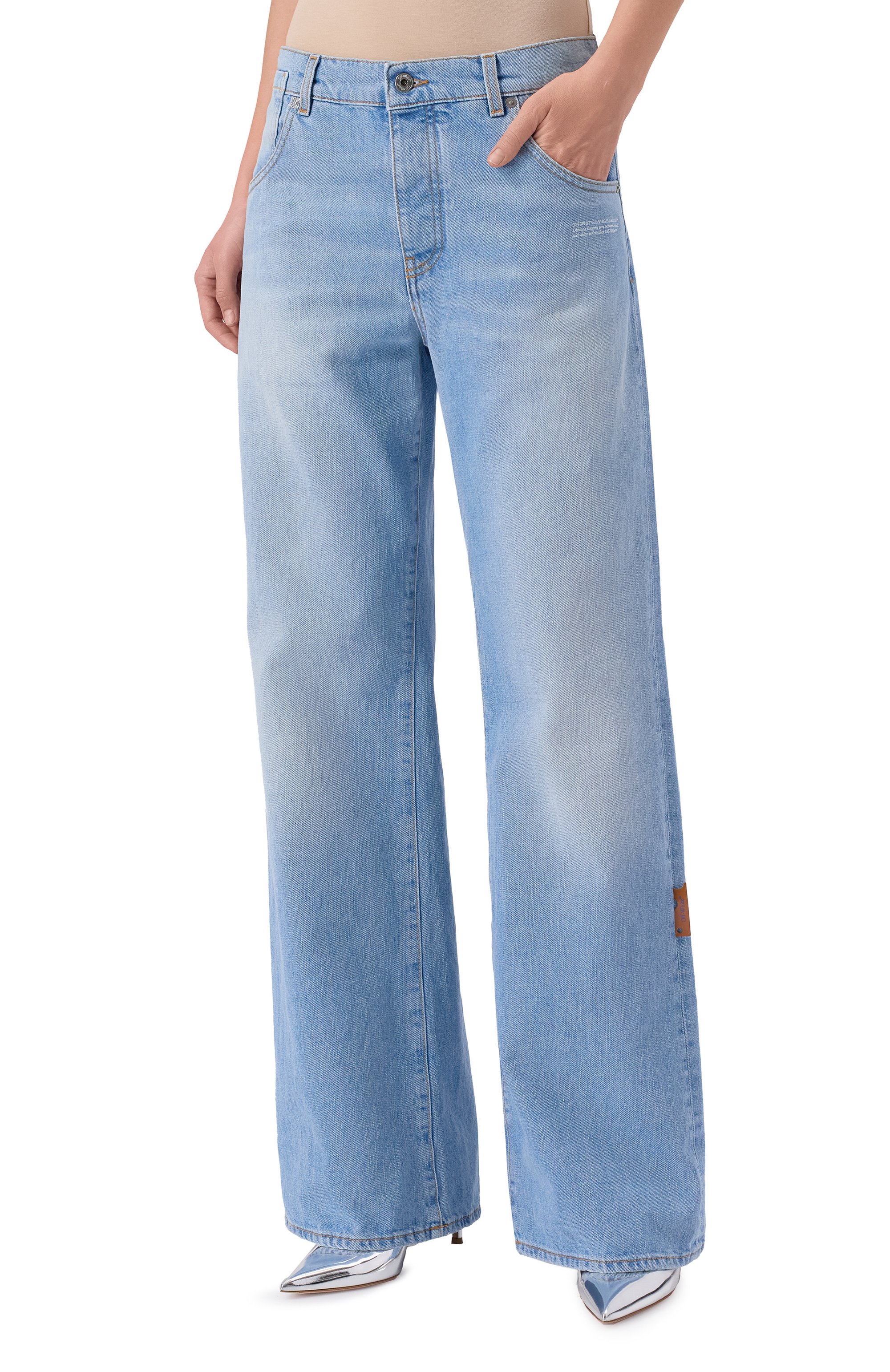 Джинсы OFF-WHITE, арт. 0WYA062S25DEN0014001, фото 3