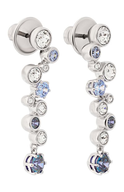 Серьги SWAROVSKI голубого цвета по цене 22950 руб., арт. 5732775, фото 3 Серьги SWAROVSKI, арт. 5732775, фото 3