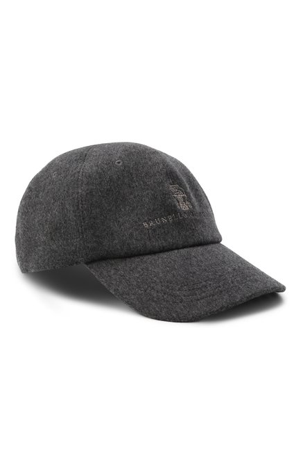 Мужская шерстяная бейсболка BRUNELLO CUCINELLI, арт. MY4499850