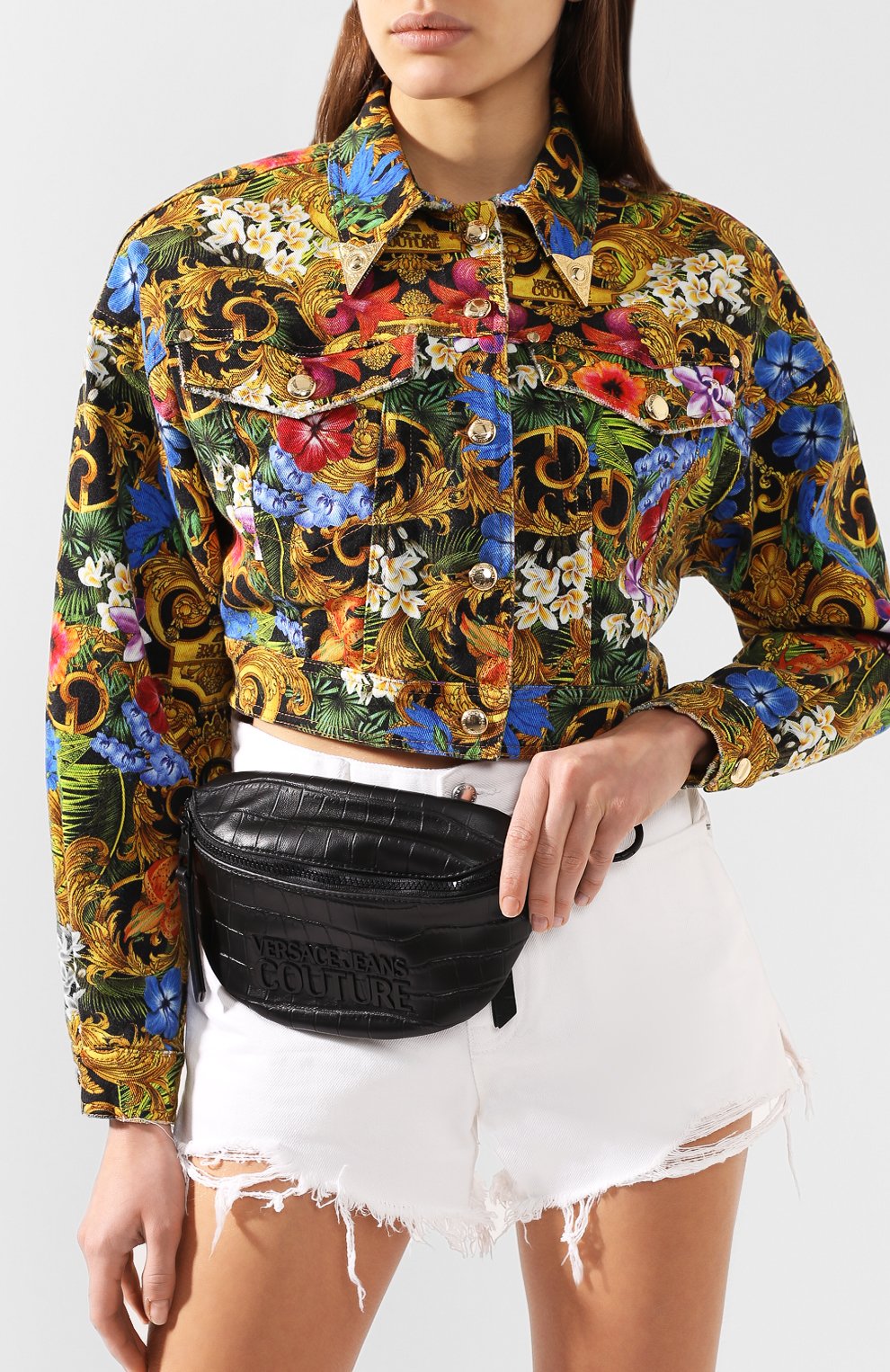 Поясная сумка logo VERSACE JEANS COUTURE, арт. E1VVBBL3-LINEA L DIS. 3/71411, фото 2