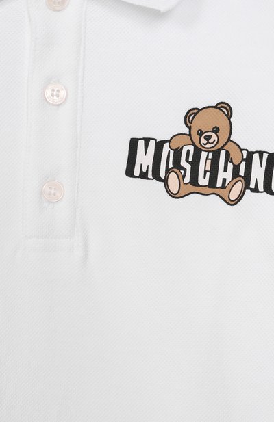 Хлопковое поло MOSCHINO, арт. MUM04J/LFA09, фото 3