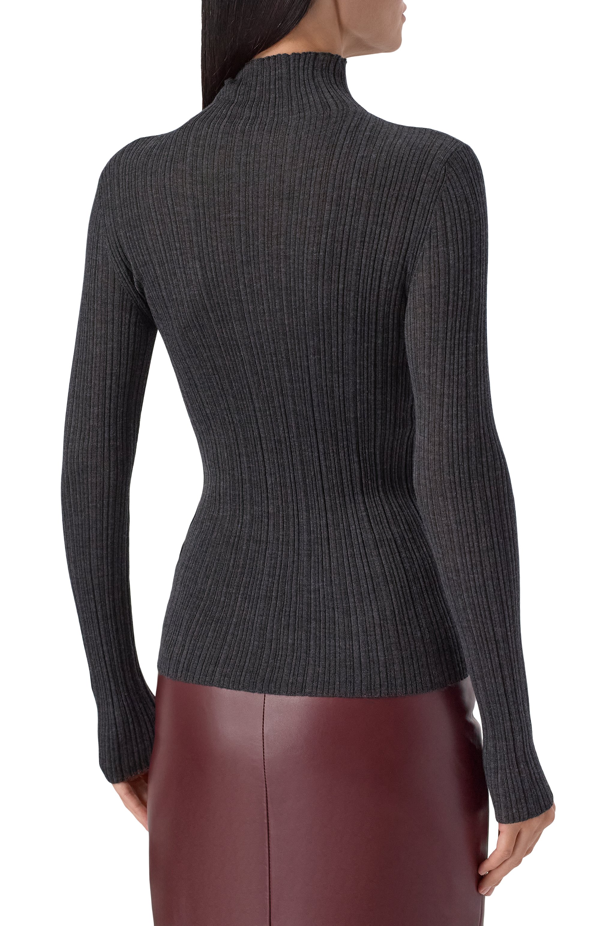 Водолазка из кашемира и шерсти AGNONA, арт. K202038E/7V180NE, фото 4