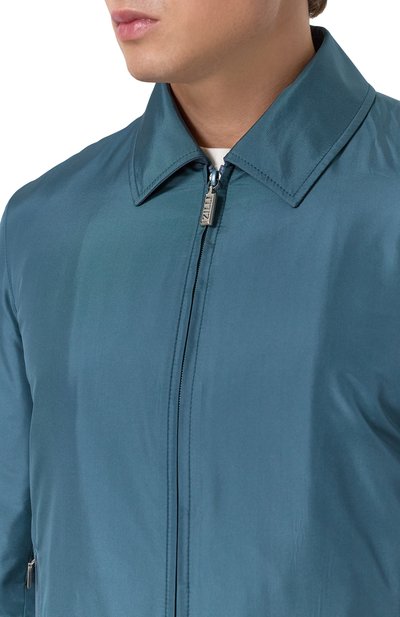 Шелковый бомбер ZILLI, арт. AFAXH1M0619VFRI00, фото 5