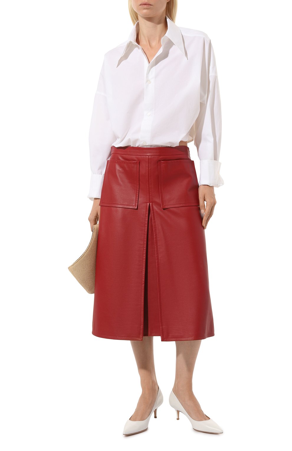 Кожаные туфли gianvito 55 GIANVITO ROSSI белого цвета по цене 89950 руб., арт. G20336.55RIC.VITBIAN, фото 2 Кожаные туфли gianvito 55 GIANVITO ROSSI, арт. G20336.55RIC.VITBIAN, фото 2