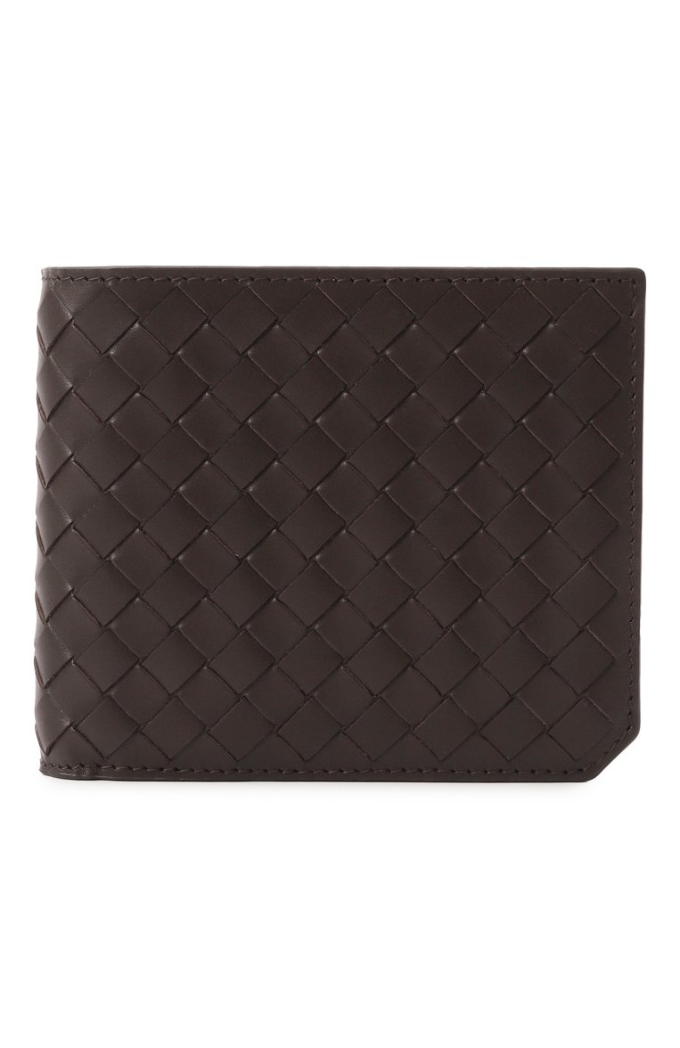 Мужской кожаное портмоне BOTTEGA VENETA коричневого цвета, арт. 796966 V4LQ2 | Фото 1 (Материал: Натуральная кожа; Нос: Не проставлено)