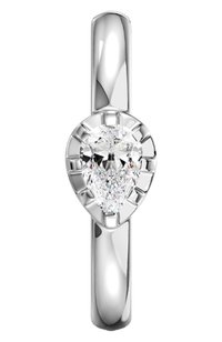 Серьга SERENDIPITY бесцветного цвета по цене 92000 руб., арт. EJE0009W, фото 2 Серьга SERENDIPITY, арт. EJE0009W, фото 2