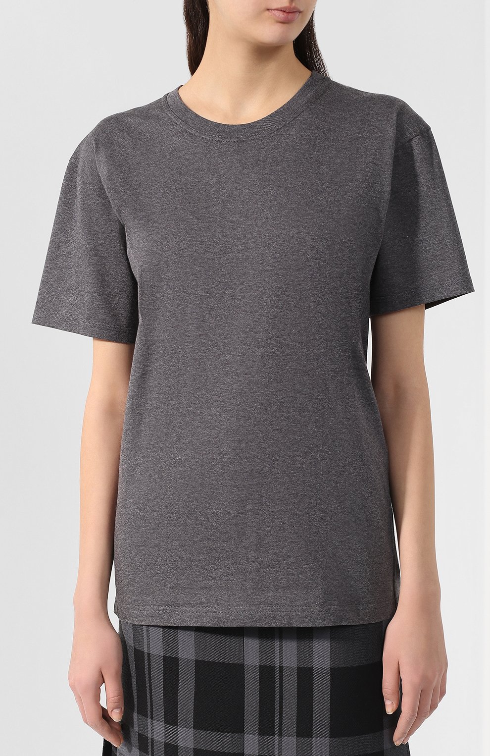 Хлопковая футболка с круглым вырезом CELINE, арт. 23FR7351C, фото 3