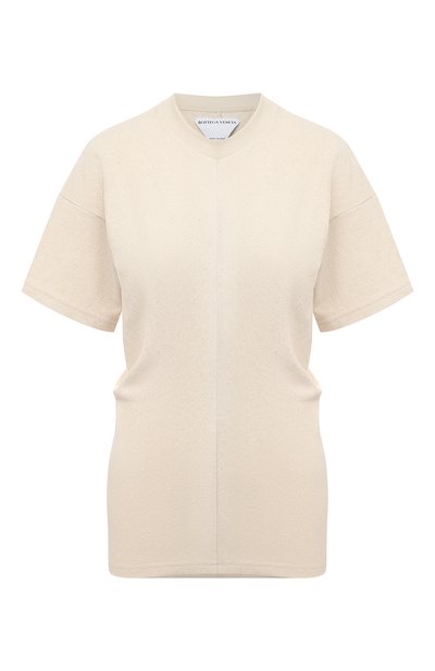 Женская хлопковая футболка BOTTEGA VENETA, арт. 648233/V0I50
