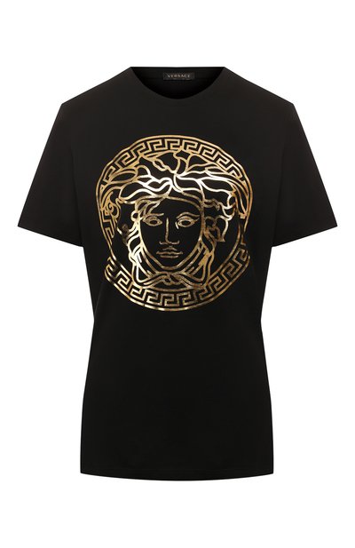 Женская хлопковая футболка VERSACE, арт. A85756/A228806