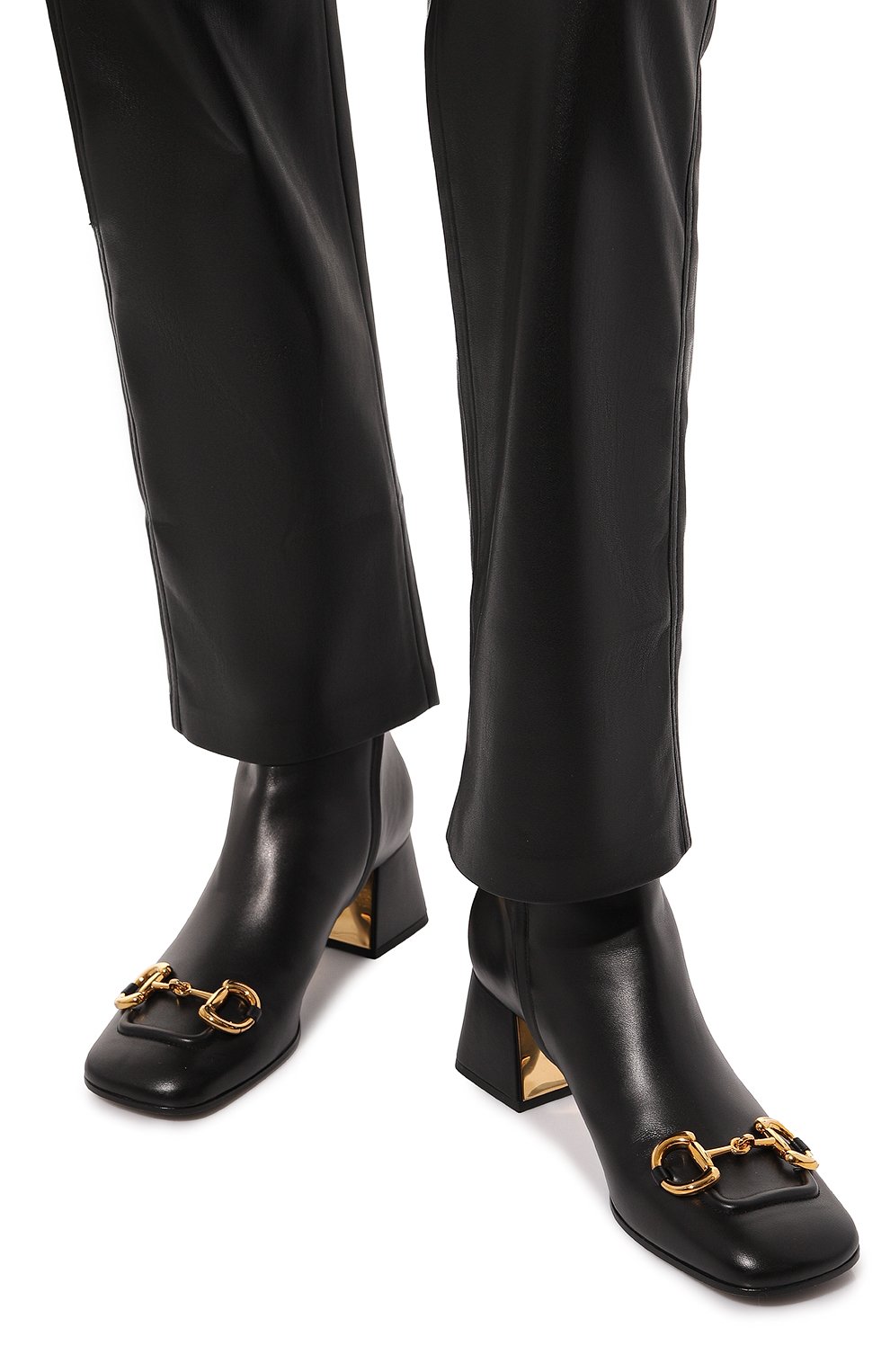 Кожаные ботильоны baby GUCCI, арт. 643888 BKO00, фото 3