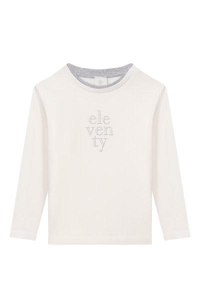 Хлопковый лонгслив ELEVENTY, арт. EZ8H21/Z3708