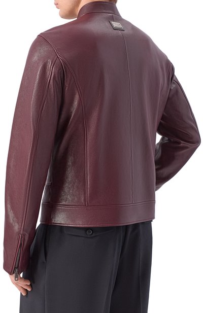 Кожаная куртка DOLCE & GABBANA, арт. G9BWML/HULYV, фото 4