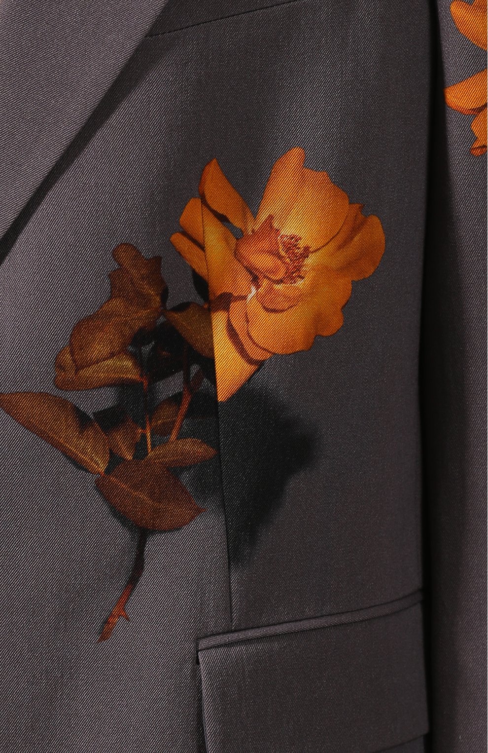Шерстяной жакет DRIES VAN NOTEN серого цвета по цене 103500 руб., арт. 192-10404-8428, фото 5 Шерстяной жакет DRIES VAN NOTEN, арт. 192-10404-8428, фото 5