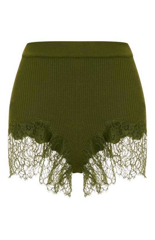 Шерстяные шорты Blumarine 2P207A Хаки 2P207A