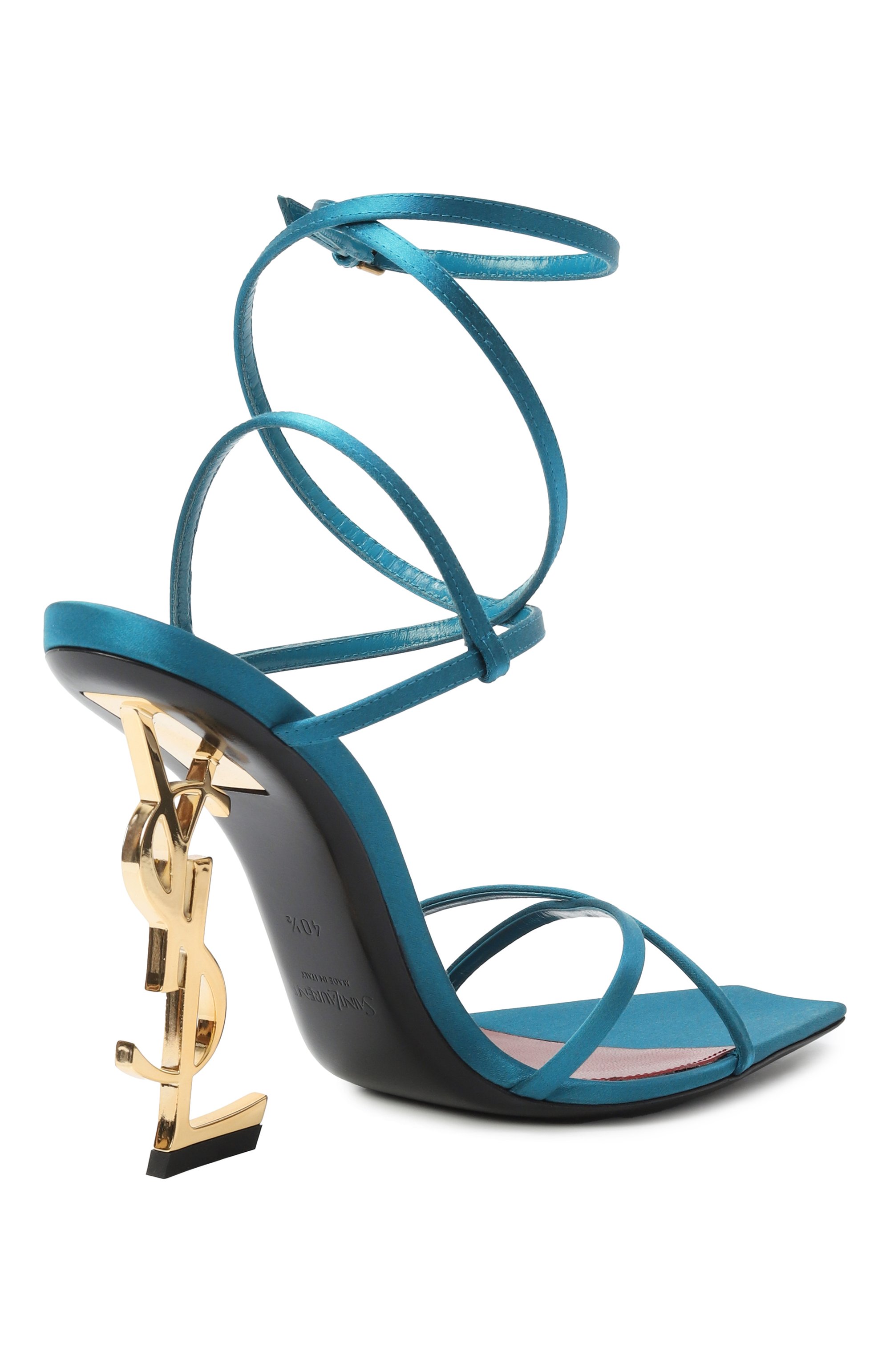 Текстильные босоножки opyum 110 SAINT LAURENT, арт. 817972/9QNBS, фото 5