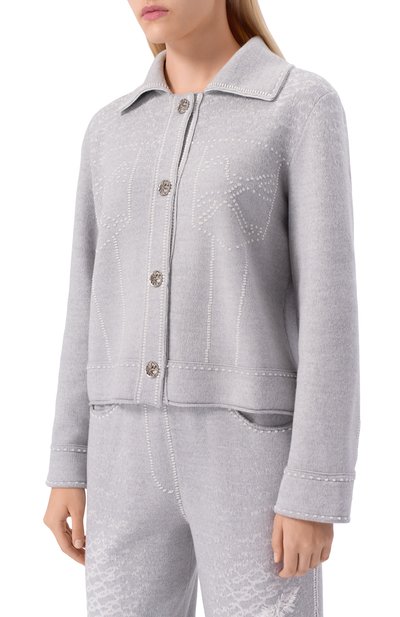 Жакет из шерсти и хлопка AND THE BRAND, арт. W26-JT031-1202-901, фото 3