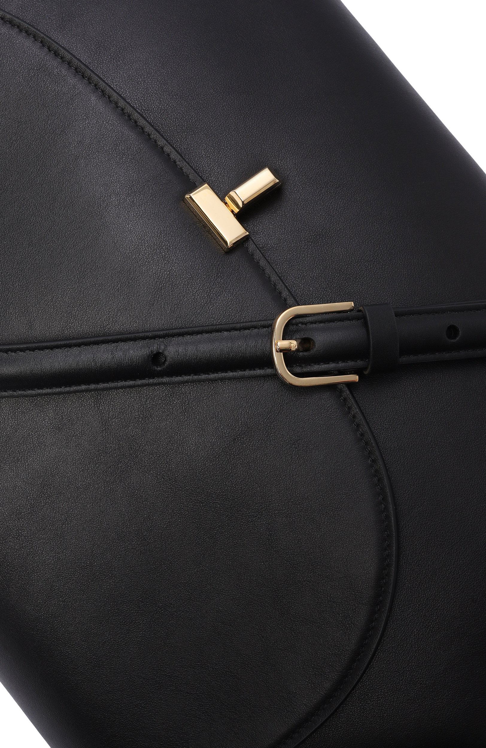 Сумка t-lock TOTEME черного цвета по цене 185500 руб., арт. 254-WAL0096-LE0175, фото 6 Сумка t-lock TOTEME, арт. 254-WAL0096-LE0175, фото 6