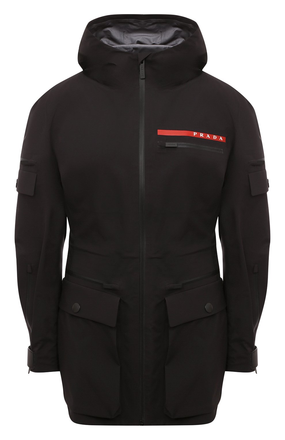 Куртка prada linea rossa PRADA черного цвета по цене 280000 руб., арт. 29X716-1SX6-F0002-192, фото 1 Куртка prada linea rossa PRADA, арт. 29X716-1SX6-F0002-192, фото 1