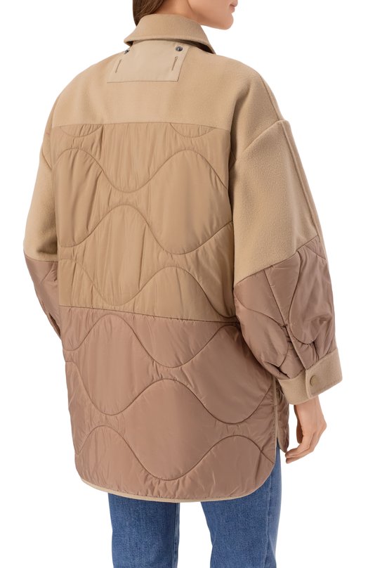 Комбинированная куртка Weekend Max Mara WKD0SS0LA Бежевый  WKD0SS0LA Фото 6