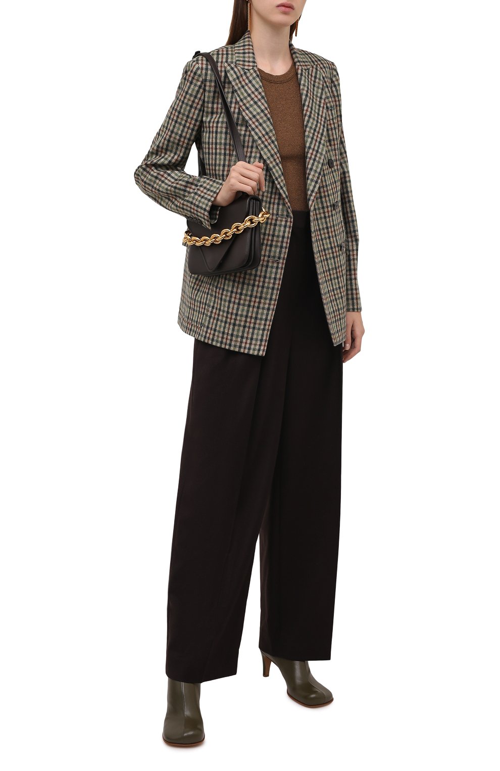 Майка AGOLDE коричневого цвета по цене 10350 руб., арт. A7101-1352, фото 2 Майка AGOLDE, арт. A7101-1352, фото 2