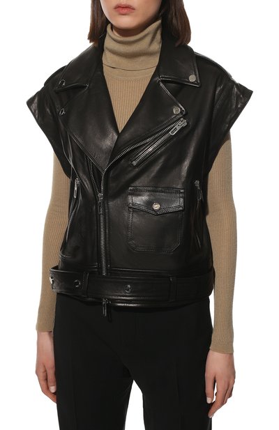 Кожаный жилет DROME, арт. DPD3175P/D1098P, фото 3