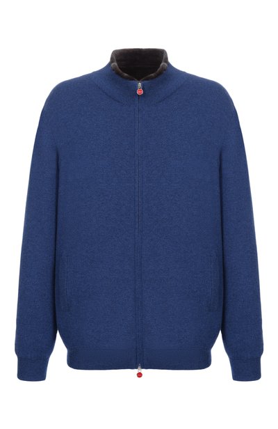 Мужской кашемировый кардиган с подкладкой из овчины KITON, арт. UMK1489S182