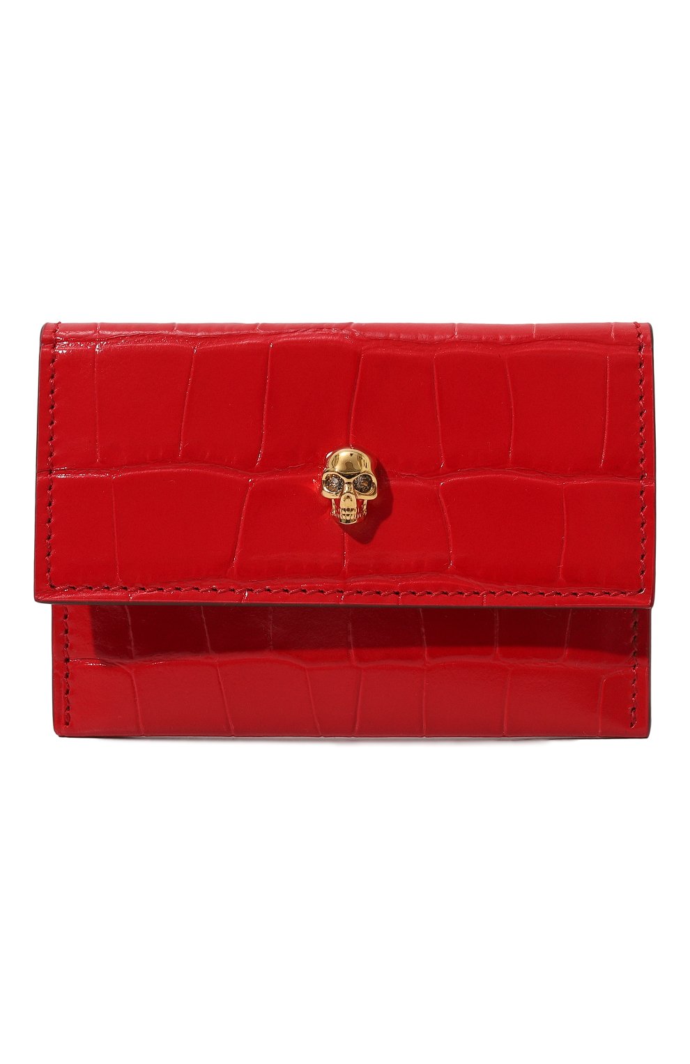 Кожаный футляр для кредитных карт ALEXANDER MCQUEEN, арт. 632039/1JM0G, фото 1