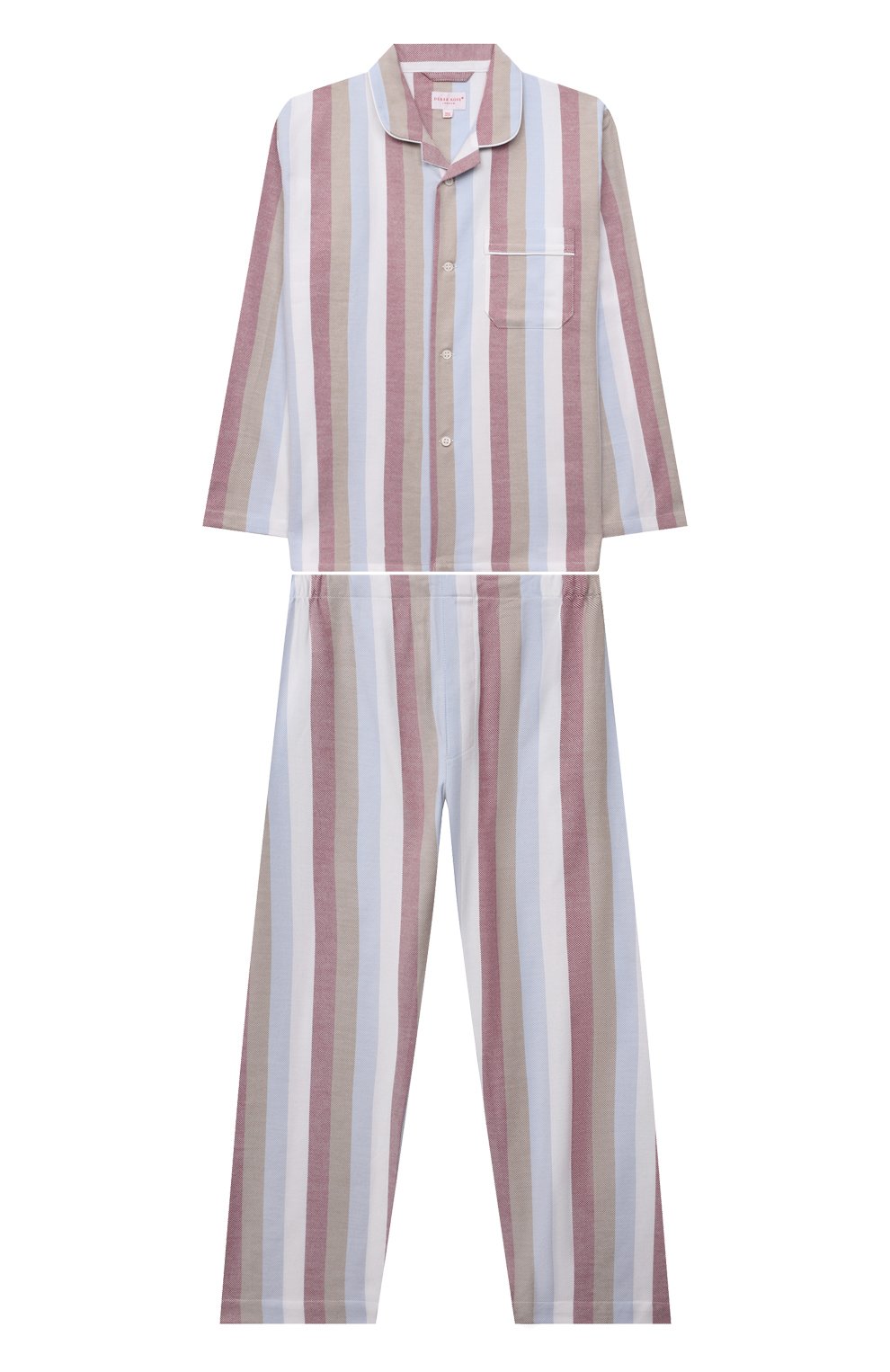 Хлопковая пижама DEREK ROSE, арт. 7025-KELB018, фото 1