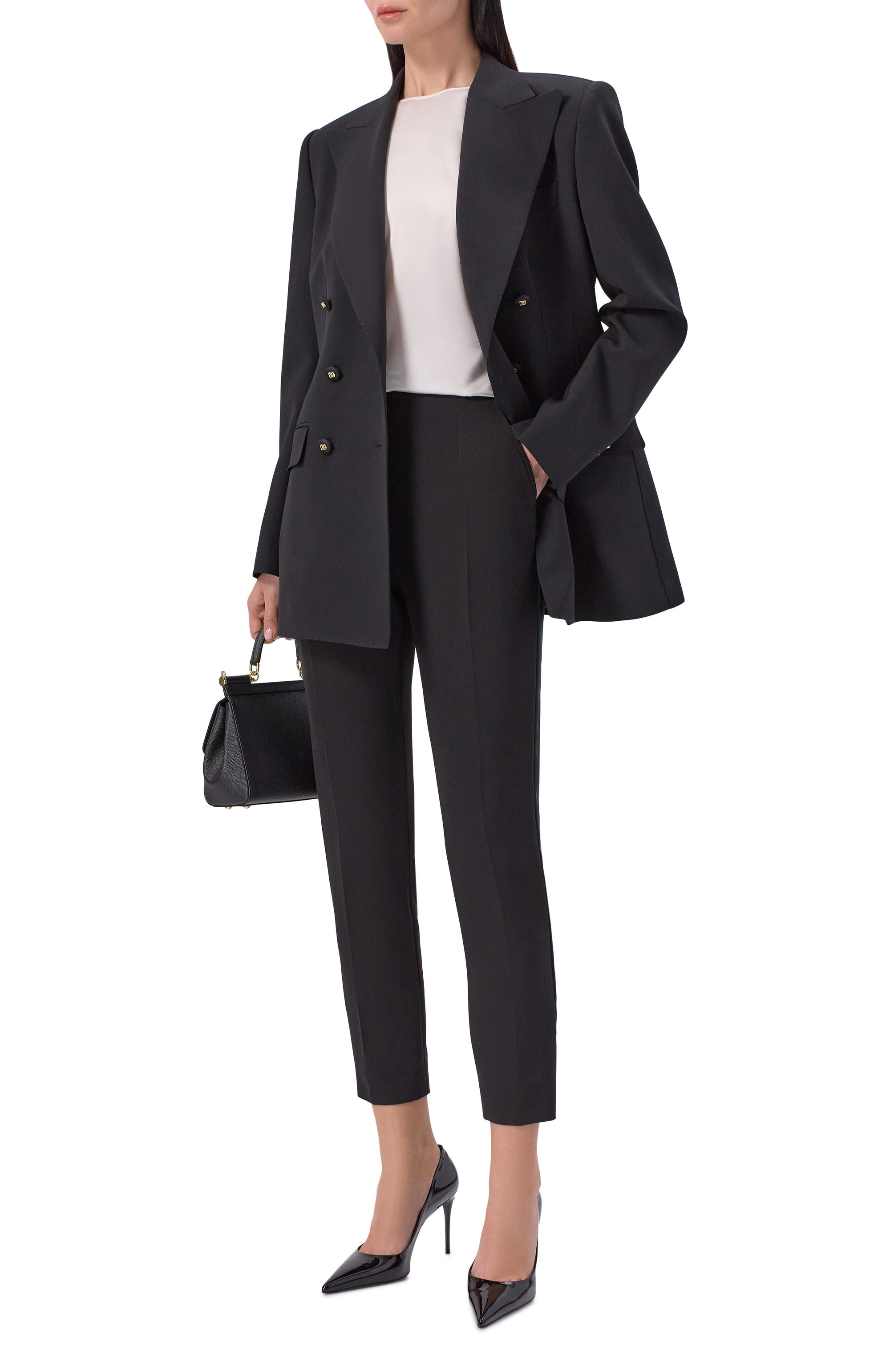 Атласный топ DOLCE & GABBANA, арт. F7ZZCT/FU1AU, фото 2