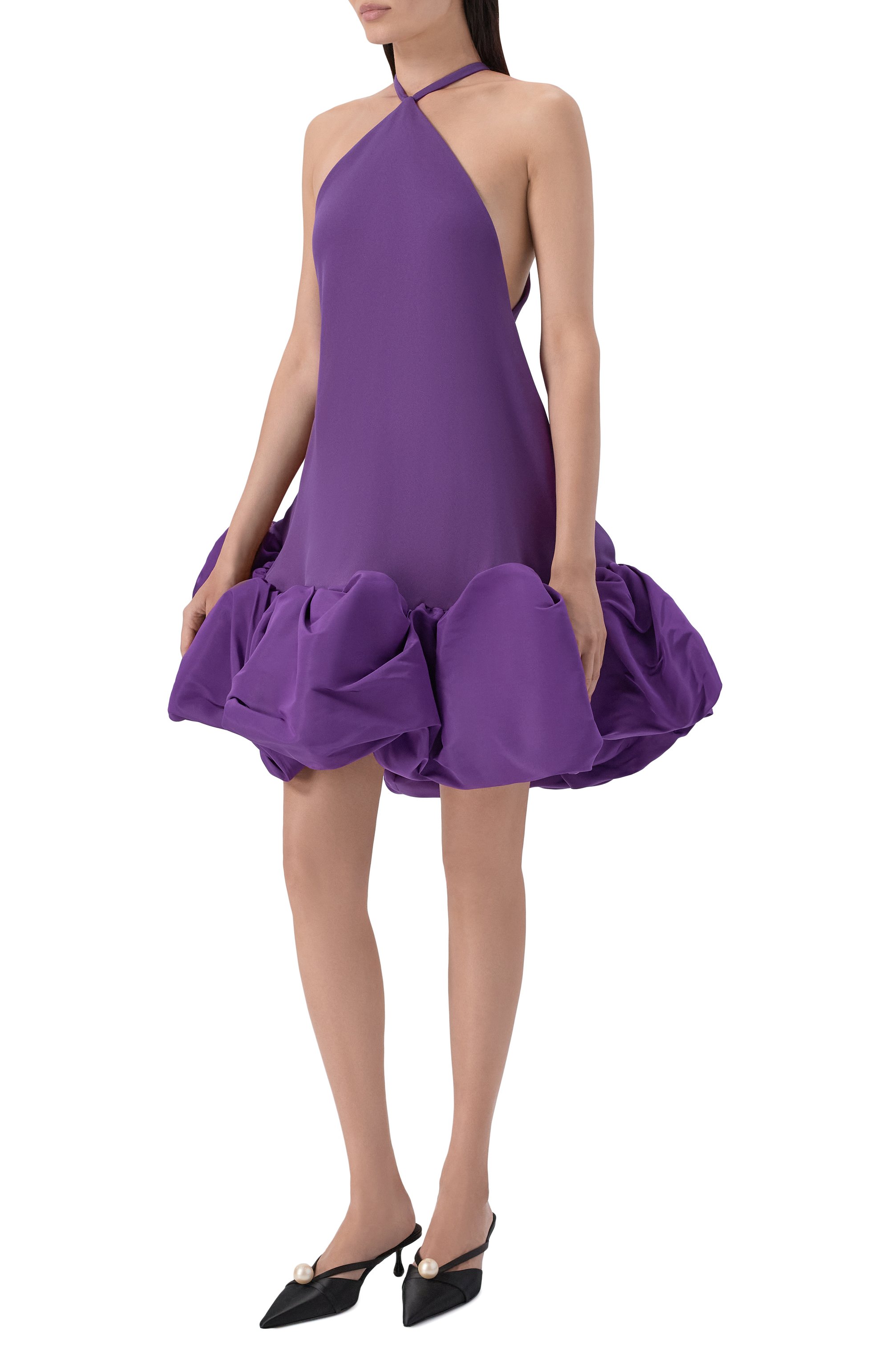 Платье из шелка и шерсти BALENCIAGA, арт. 872254/TUT14, фото 2