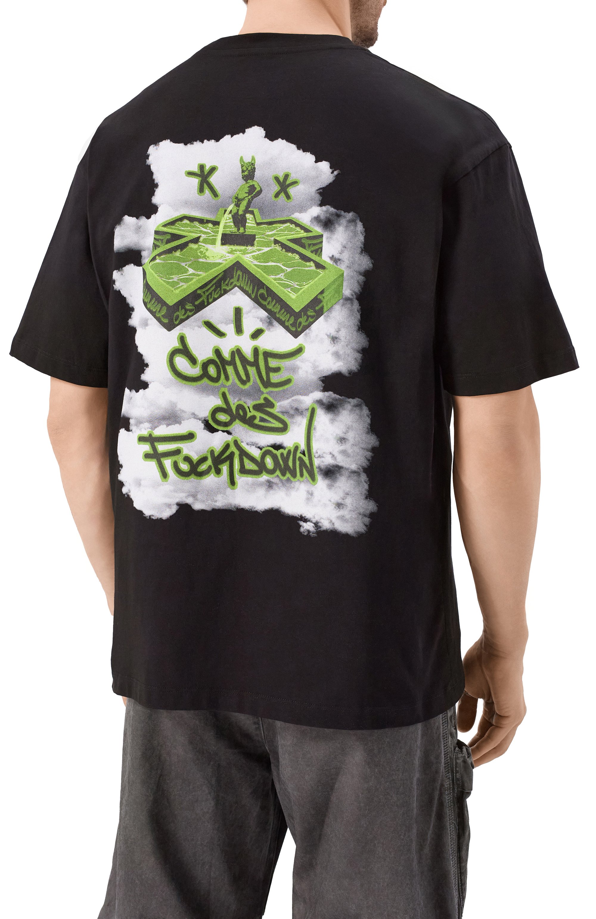 Хлопковая футболка COMME DES FUCKDOWN, арт. CFABM01590, фото 4